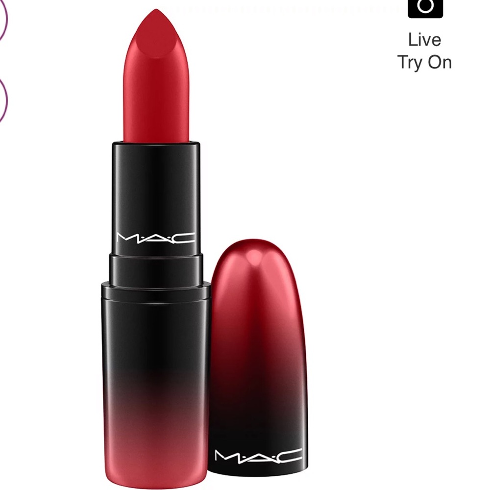MAC COSMETICS Love Me Lipstick 423 E For Effortless (Burnt Deep Red) $25 NIB